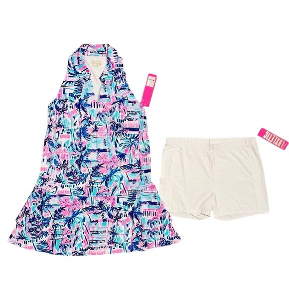 Lilly Pulitzer UPF 50+ Luxletic Dania Dress Set in Ravella Blue NWT - Size M - Picture 9 of 11